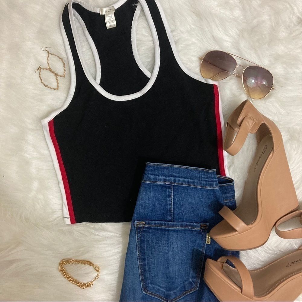You Know It Crop Top - Black
